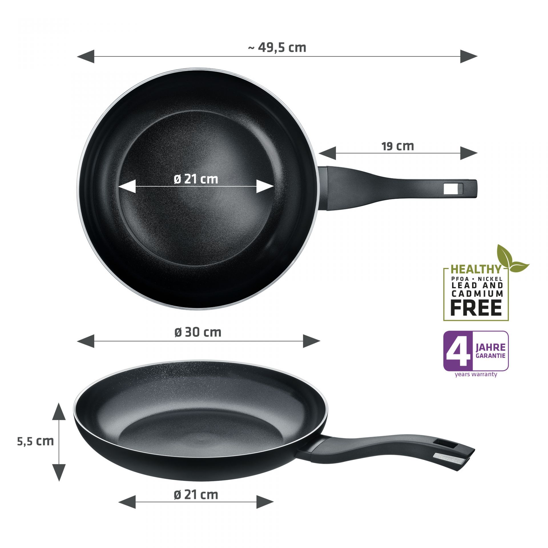 5440130 B. Green 12-Inch Fry Pan – Berndes Cookware